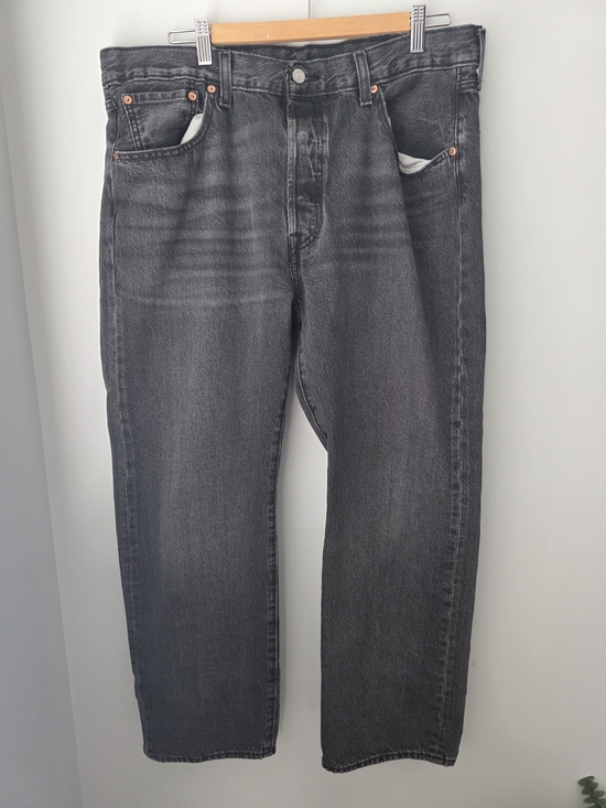 Levi's Other - Levi’s 501 Original Fit Jeans Black Wash Straight Leg W38 L30 Classic Denim